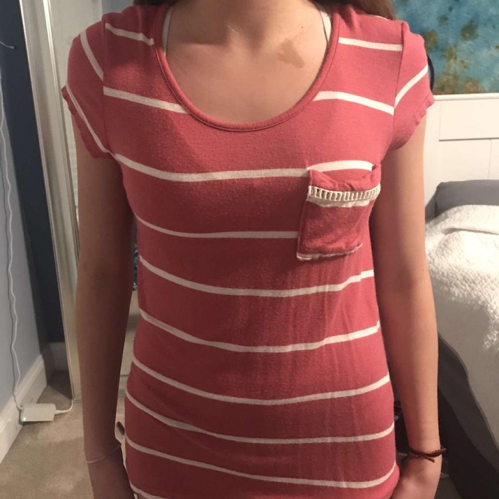 stripped tee